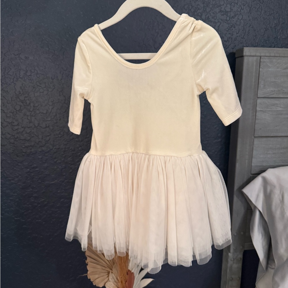 Elegant Cream Kids Dress